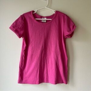 Hanna Andersson girls pink tee | size 8 130cm | 100% Pima cotton